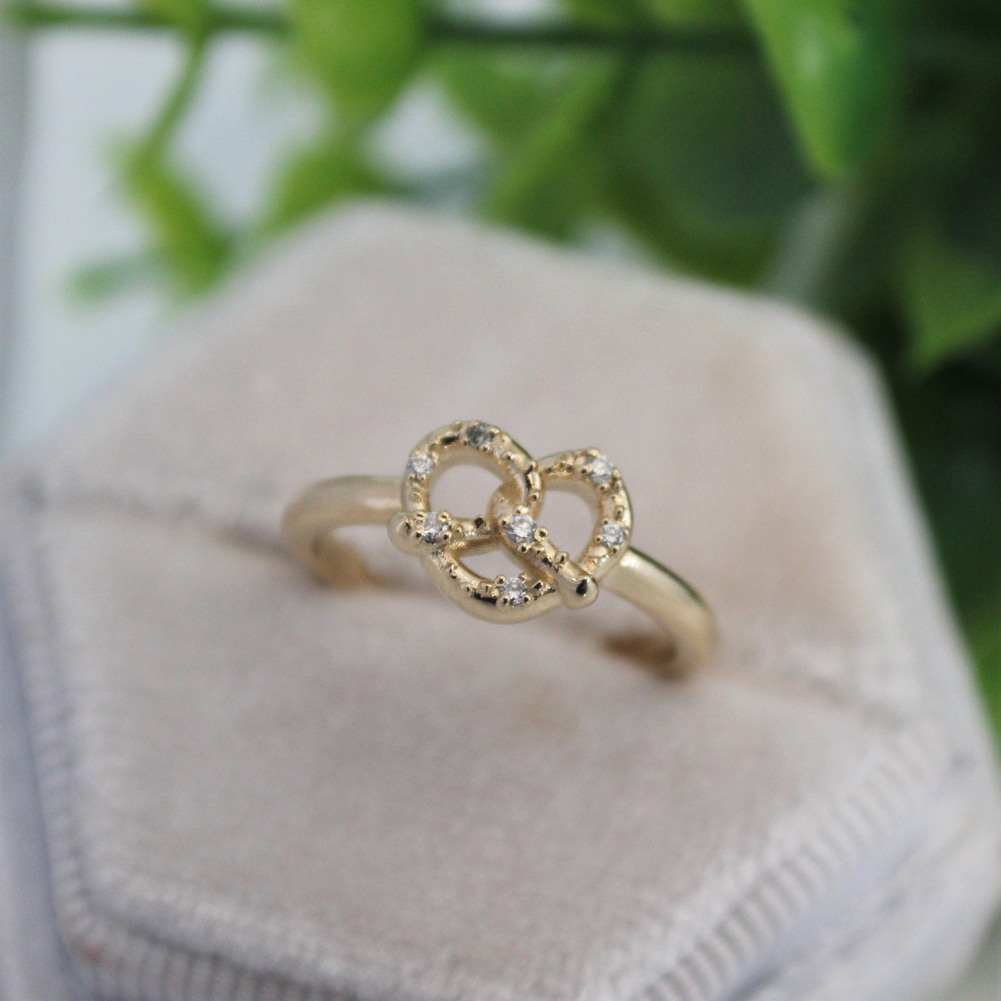 Diamond Pretzel Ring
