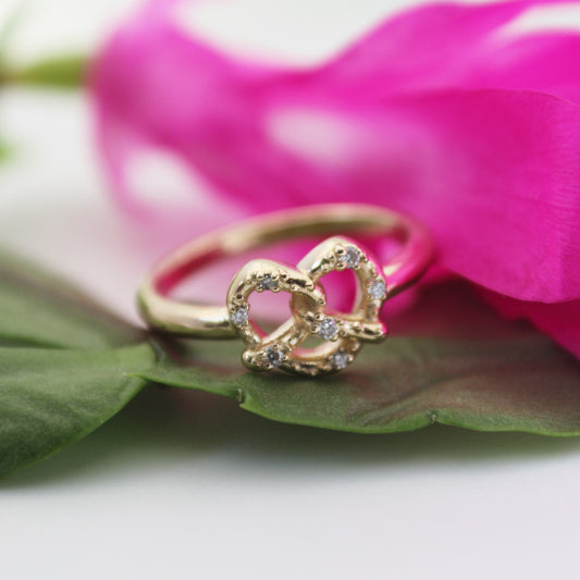 Diamond Pretzel Ring