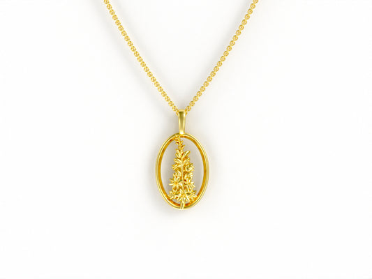 Birthflower necklace for T