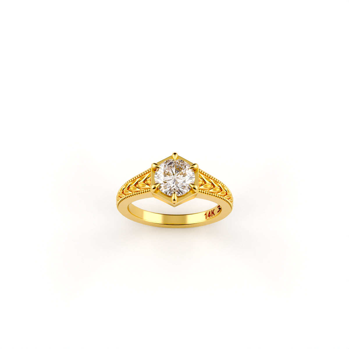 Yellow Gold ring for Samin
