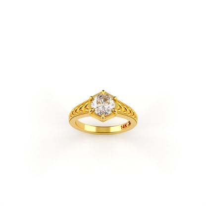 Yellow Gold ring for Samin